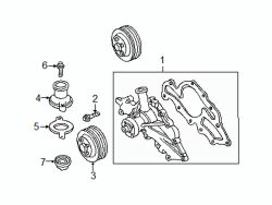 Mazda B3000  Water pump assy | Mazda OEM Part Number ZZR1-15-010B