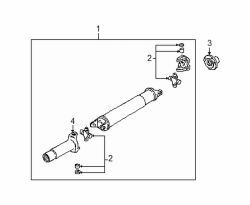 Mazda B3000  Drive shaft assy | Mazda OEM Part Number 1F60-25-100B