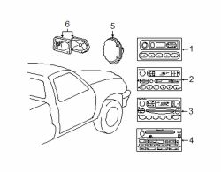 Mazda B4000 Right Front dr speaker | Mazda OEM Part Number ZZC0-66-960A