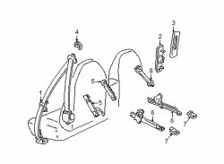 Mazda B3000 Left Anchor cover | Mazda OEM Part Number ZZN1-57-631-07