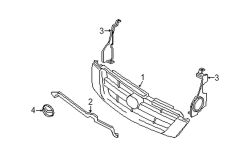 Mazda Tribute  Grille | Mazda OEM Part Number EF92-50-711-AA