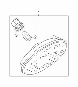 Mazda Tribute Left Repeater bulb | Mazda OEM Part Number 0000-11-0194