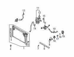 Mazda Tribute Right Radiator assy cushion | Mazda OEM Part Number ZZC1-15-312