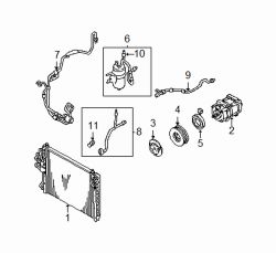 Mazda Tribute  AC line | Mazda OEM Part Number ZZC1-61-465