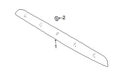 Mazda Tribute  Molding | Mazda OEM Part Number EC01-50-7E0A