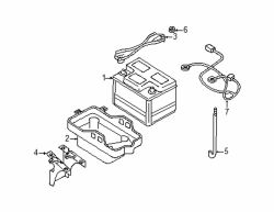 Mazda Tribute  Hold down nut | Mazda OEM Part Number 9XG0-16-941M