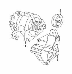 Mazda Tribute  Mount bracket | Mazda OEM Part Number AJ03-18-371
