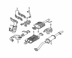Mazda Tribute Left Gasket | Mazda OEM Part Number GY01-13-460B