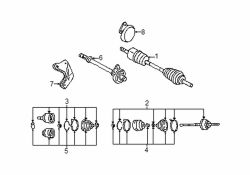 Mazda Tribute  Mount bracket | Mazda OEM Part Number GG04-25-740B