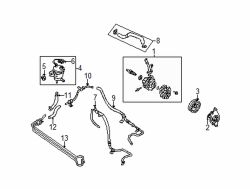 Mazda Tribute  Lwr return hose | Mazda OEM Part Number ZZC2-32-682