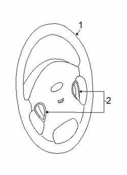 Mazda Tribute  Cruise switch | Mazda OEM Part Number EC02-66-3D1B