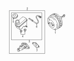 Mazda Tribute  Booster assy | Mazda OEM Part Number EC01-43-800B