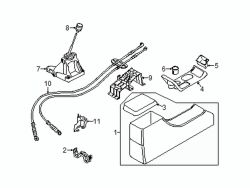Mazda Tribute  Storage compart | Mazda OEM Part Number EF91-64-360C-70