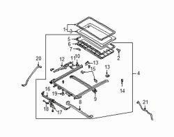 Mazda Tribute  Glass assy | Mazda OEM Part Number EC03-69-810A