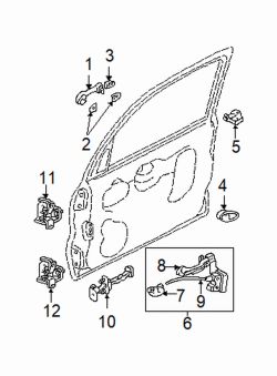 Mazda Tribute Left Handle, outside | Mazda OEM Part Number EC02-58-413H-AA
