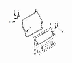 Mazda Tribute  Stop bumper | Mazda OEM Part Number 9XG0-59-03X0