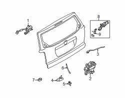 Mazda Tribute  Lock switch | Mazda OEM Part Number ECY1-76-265A