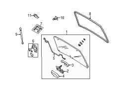Mazda Tribute Left Mount bracket cover | Mazda OEM Part Number EC02-63-6B8B