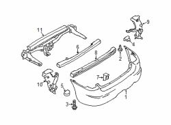 Mazda Tribute Left Splash shield | Mazda OEM Part Number EC01-50-350D