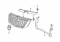 Mazda Tribute  Grille | Mazda OEM Part Number ZZC0-50-710