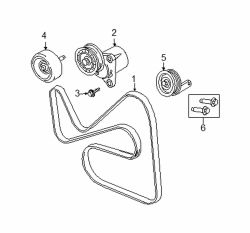 Mazda Tribute  Idler pulley | Mazda OEM Part Number ZZC2-15-970