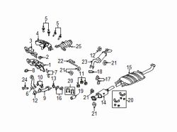 Mazda Tribute  Manifold nut | Mazda OEM Part Number 9XG1-36-529L