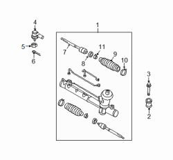Mazda Tribute Left Insert | Mazda OEM Part Number EC03-32-132