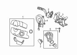 Mazda Tribute  Steering lock | Mazda OEM Part Number ZZDB-66-160
