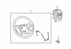 Mazda Tribute  Steering wheel | Mazda OEM Part Number ZZ1B-32-980-05