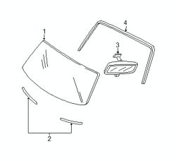 Mazda Tribute  Mirror | Mazda OEM Part Number EC13-69-220A