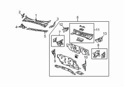 Mazda Tribute Right Reinforcement | Mazda OEM Part Number EC01-53-280E