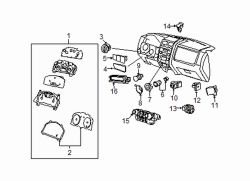 Mazda Tribute  Heater control | Mazda OEM Part Number ZZCA-61-190E