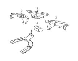 Mazda Tribute  Lower duct | Mazda OEM Part Number ZZCA-60-120