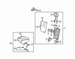 Mazda Tribute  Striker | Mazda OEM Part Number EF91-57-510A