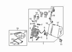 Mazda Tribute  Headrest | Mazda OEM Part Number ZZDN-88-380-04