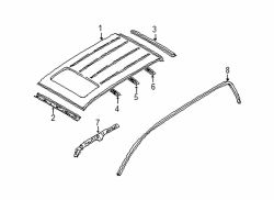 Mazda Tribute  Rear reinf | Mazda OEM Part Number ZZCA-70-671