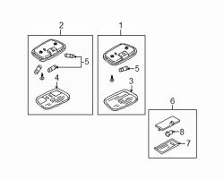 Mazda Tribute  Cargo lamp bulb | Mazda OEM Part Number EC01-51-4C5A