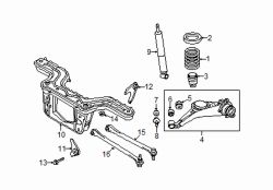 Mazda Tribute Right Upper cntrl arm | Mazda OEM Part Number EC01-28-600D