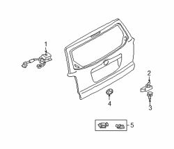 Mazda Tribute  Wedge | Mazda OEM Part Number EF20-62-681A