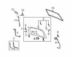 Mazda Tribute  Protector | Mazda OEM Part Number ZZC0-67-156