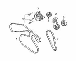 Mazda Tribute  Tension pulley | Mazda OEM Part Number ZZCA-32-700