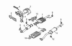 Mazda Tribute  Gasket | Mazda OEM Part Number ZZCA-13-462