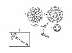 Mazda Tribute  Wheel cap | Mazda OEM Part Number EF20-37-190