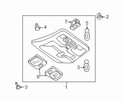 Mazda Tribute Right Lens | Mazda OEM Part Number EC01-69-223A
