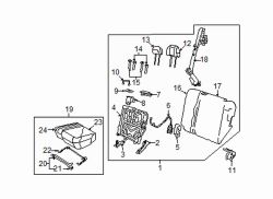 Mazda Tribute  Headrest | Mazda OEM Part Number ZZCB-88-380-05