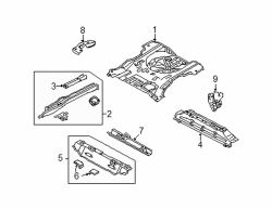 Mazda Tribute Right Rail assy | Mazda OEM Part Number ZZCA-53-810