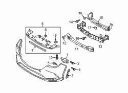 Mazda CX-9  Impact bar | Mazda OEM Part Number TK48-50-070