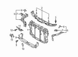 Mazda CX-9 Left Side support bracket | Mazda OEM Part Number TK48-54-22Y