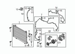 Mazda CX-9  A/C Receiver Drier Bracket | Mazda OEM Part Number GHP9-61-502