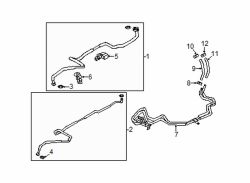 Mazda CX-9  HVAC Heater Hose | Mazda OEM Part Number TK48-61-213